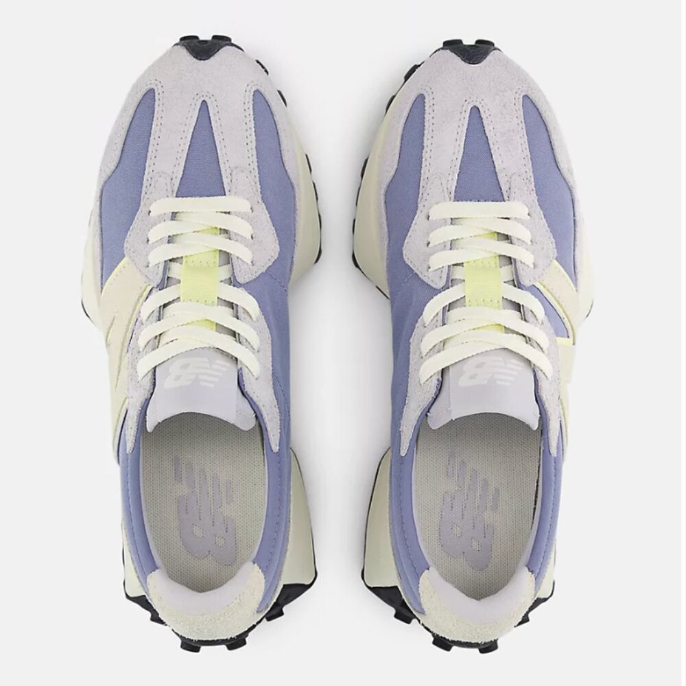 New Balance 327 Womens Sneakers Shoes Casual * size 7 * Pearl Grey / Dust Blue - Picture 4 of 8